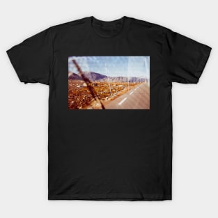 Road Tripping in Scandinavia - Jotunheimen NP Through Windshield T-Shirt